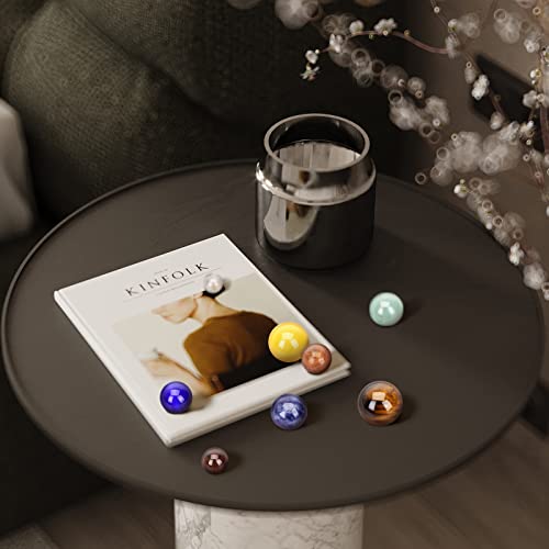 8 Planets Handmade Natural Gemstone Solar System Model Set Office Desk Home Decorations Celestial Creative Gift For Kids, Men, Women #TOP7