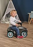 BIG-Bobby-Car-Neo Anthrazit - Rutschfahrzeug für drinnen und draußen, Kinderfahrzeug mit Flüsterreifen und zwei Felgen farben zum tauschen, für Kinder ab 1 Jahr