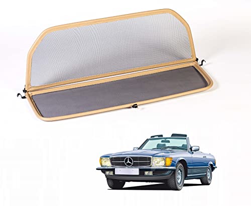 Deflector de viento Mercedes SL R107 elimina turbulencias y ruido en descapotables