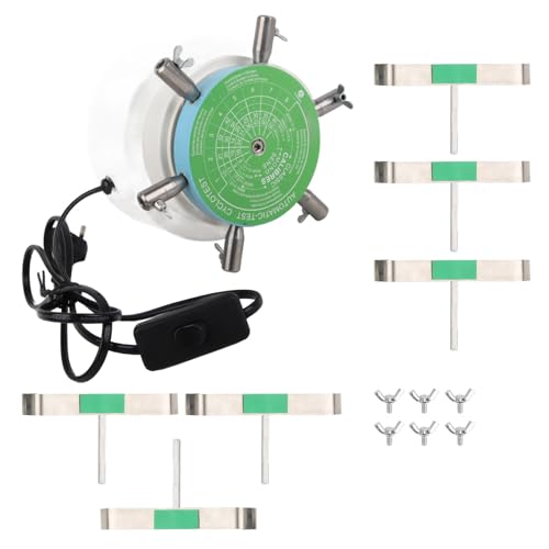 Carica-orologio Meccanico Automatico, 6 Braccia, AC250V, ABS, con Base Rotonda e Viti di Fissaggio, 2,5 Giri/min