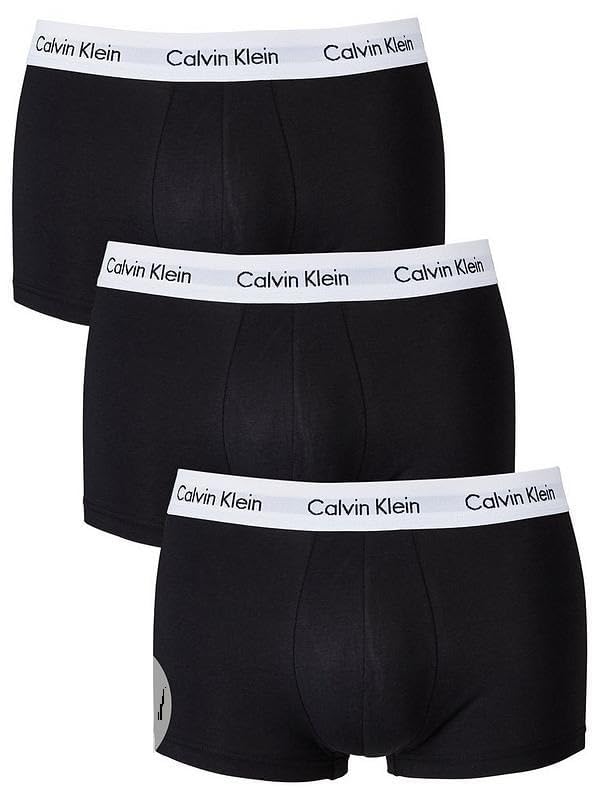 Image of Calvin MENWEARLuxury Men Trunk (Black Pack of 3)