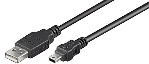 Set di 2 cavi USB 2.0 maschio a > B mini maschio a...