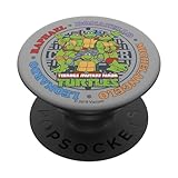 Teenage Mutant Ninja Turtles Sewer Circle Name Group Shot PopSockets Standard PopGrip