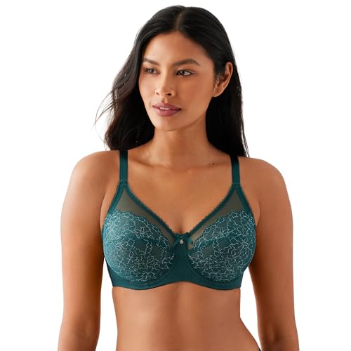 Wacoal Womens Retro Chic Full Figure Underwire Bras, Cappuccino