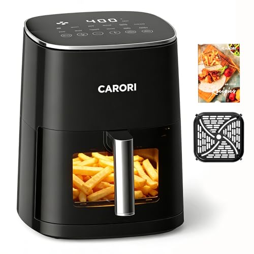 Image of 6Qt Air Fryer with Viewing Window, 12 Preset, Large Capacity, 400℉ Max Crisp, 1700W Quick Even Easy Meals, Nonstick Dishwasher Safe Basket, Bake Roast Dehydrate Reheat