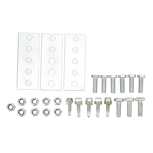 Schneegebläse-Impeller-Modifikationssatz, 3/8-Zoll-HD-3-Blatt-Universal Modifiziert 2-Stufen-Maschine Einschließlich Installationshardware, Wiederholt und Langlebig Unter