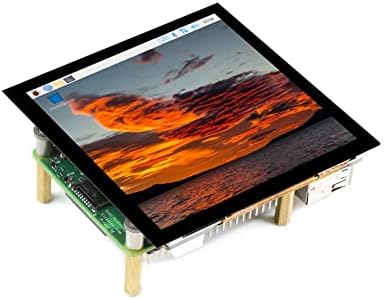 TUOPUONE 4inch HDMI Capacitive Touch IPS LCD Display C Compatible with Raspberry Pi 720720 Resolution Optical Bonding Screen Supports Pi 4B/3B+/3A+/CM3+/4 and Jetson Nano