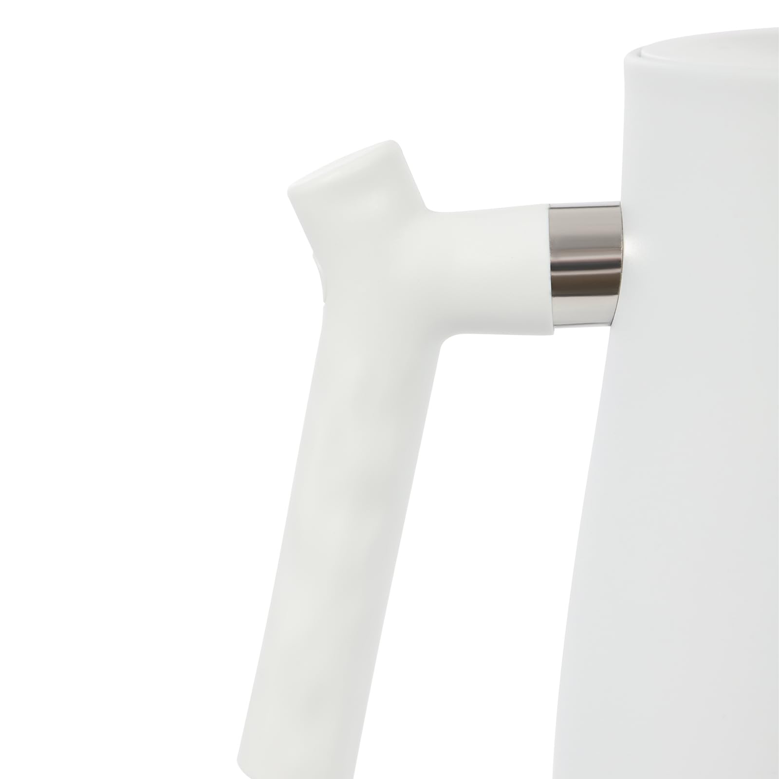 Hervidor eléctrico de 1 L, 1000 W, 7 niveles de temperatura del agua ajustables, cuello de cisne, para café y té, color blanco