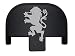 NDZ Performance Rear Slide Cover Back Plate for Smith & Wesson Self Defense S&W SD9 SD40 VE 9mm .40 Black Custom Laser Engraved Image: Heraldic Lion 1