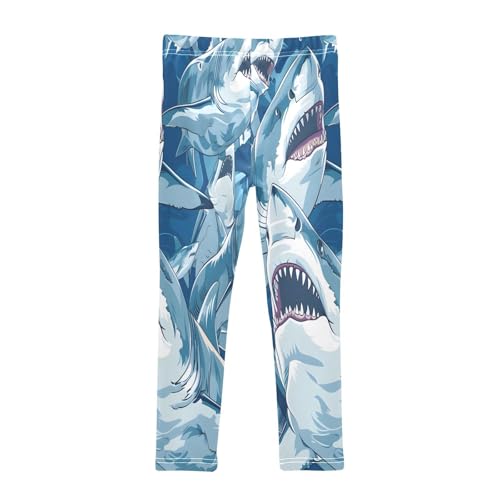 Toddler Girls Leggings Printed Yoga Pants Leggings Many Sharks for Kids2