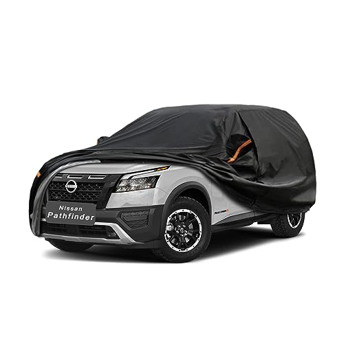 Image of GUNHYI 7 Layer SUV Car Cover Custom Fit Nissan Pathfinder (2004-2025) Waterproof All Weather, Heavy Duty Outdoor Snow Sun Rain Uv Protection (Ships from US Warehouse, Delivery 3-8 Days)