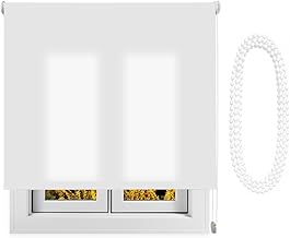 Elite Luminous Blind (40 to 300 cm wide) allows plenty of light to pass through, does not allow you to see outside/inside. White. Measurements: 150 cm x 160 cm for windows and doors