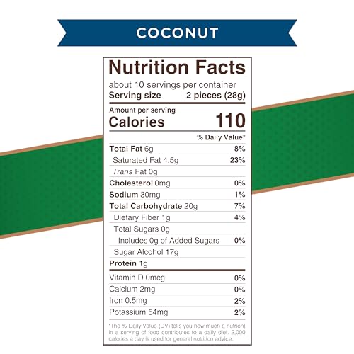 Russell Stover Sugar-Free Laydown Bag Coconut, 10 Ounce - image 5