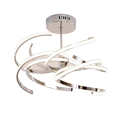 Suspension LED 55W dimmable luminaire plafonnier contemporain
