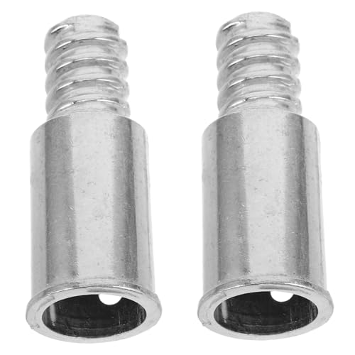 MOTHNUR 2 Piezas Adaptador de Extensión para Mango de Escoba y Mopa de Accesorio de Metal Duradero para Limpieza de Paredes y Superficies Cabezal Rosetado para Varillas de Extensión y