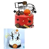 Basketball Cake Toppers For Boys Men Birthday Cake Decorations
