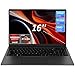16" IPS FHD Laptop Computer, 16GB RAM 512GB SSD AMD Ryzen 5 3500U(4C/8T,2.0-3.7GHz) Radeon Vega 8 Student-Laptops with 2MP Webcam Fingerprint Backlit Keyboard Numpad for Office Home Study - Grey