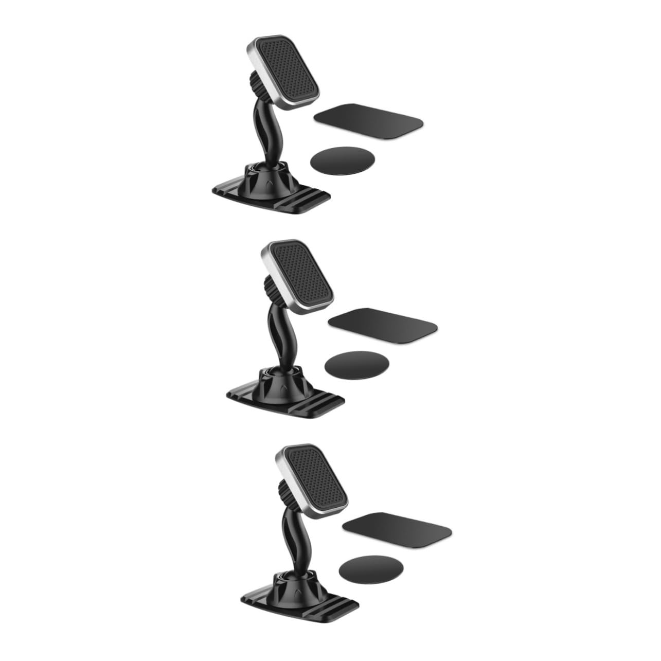 DOITOOL 3 Soportes Magnéticos para Salpicadero De Coche Rotación De 360 ​​Grados para Smartphones.