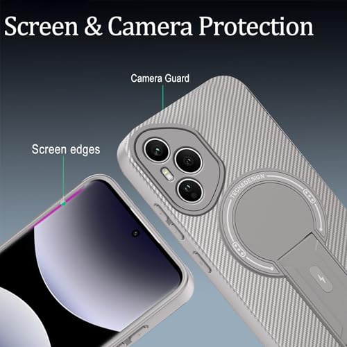 Coque Honor 400 Pro antichoc et compatible Magsafe grise