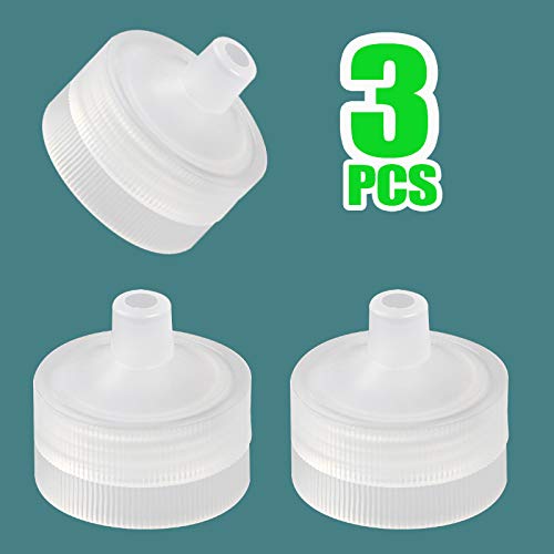 Image of Ks-Tek Plastic Clear Reusable Syringe Filter Used with Filter Membranes, Durable and Stable for Lab Filtration (25mm,3)