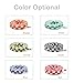 Juipniss Fashion Sneaker Shoe Laces Colors Checkered Grid Flat Printing Shoelaces (45'' colored)