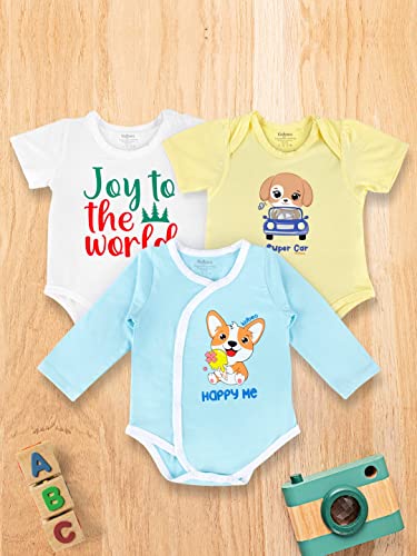 Image of Kidbea Baby Boys Onesie 3 Pcs set