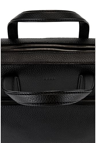 BOSS Heren Crosstown S doc case aktetas van Italiaans leer met logo in reliëf grootte, zwart 1, One size - Image 7