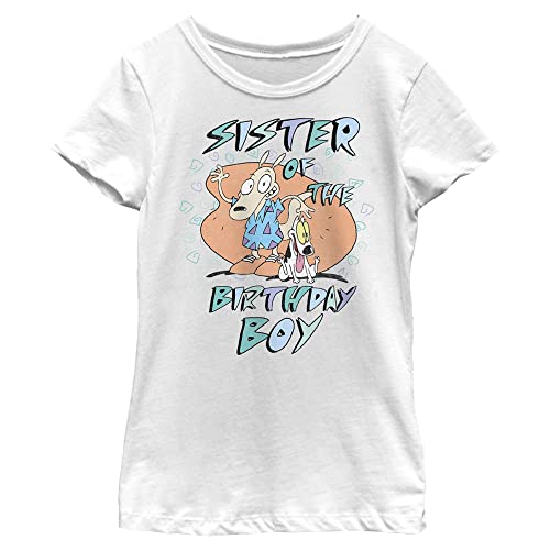 Nickelodeon Modern Life Rocko Sister Birthday Boy Girls Short Sleeve Tee Shirt