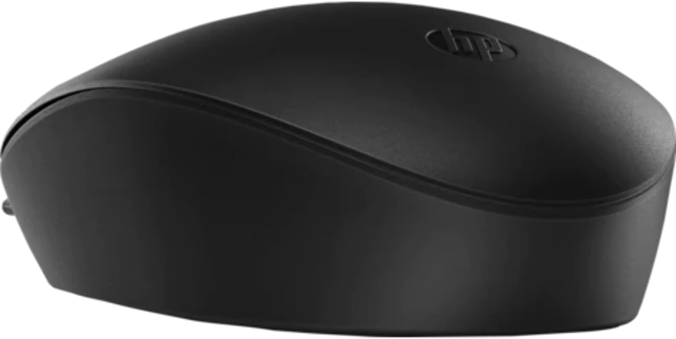HP 125 Wired Mouse, side view