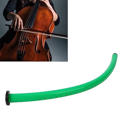 Cello-Luftbefeuchter, Glänzende Oberfläche, Cello-F-Loch-Luftbefeuchter, Kompakte Größe, Leicht, für die Wartung von Musikinstrumenten (GREEN)