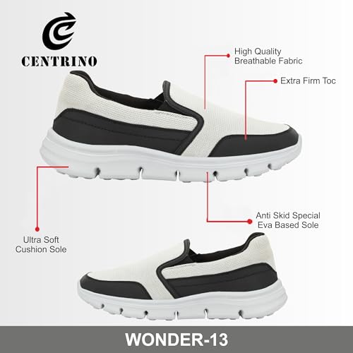Image of Centrino Men's Sports Shoes | Shoes for Man Stylish | Lightweight Breathable Running Shoes | Cushioned Insole | Comfortable Mesh Walking & Workout Sneakers for Men | Mens Sports Shoes Casual (9229)