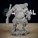 LABOLG Ogre Resin Miniature - Fantasy Orc Miniature Figure, DND Dragon Perfect for D&D & RPGs,Tabletop Game Decor,Game Piece