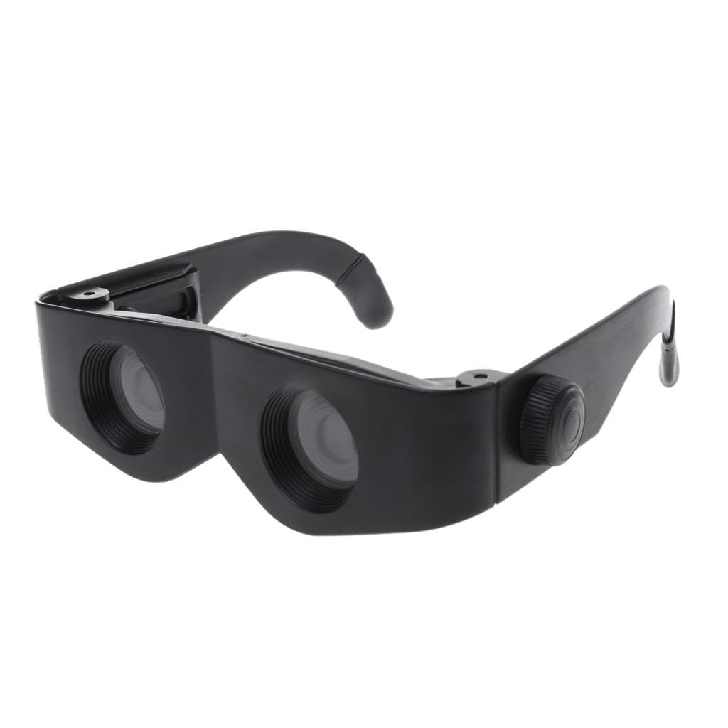 Eyeglasses Style Black Frame Magnifier Telescope Binoculars for Fishing-image-19