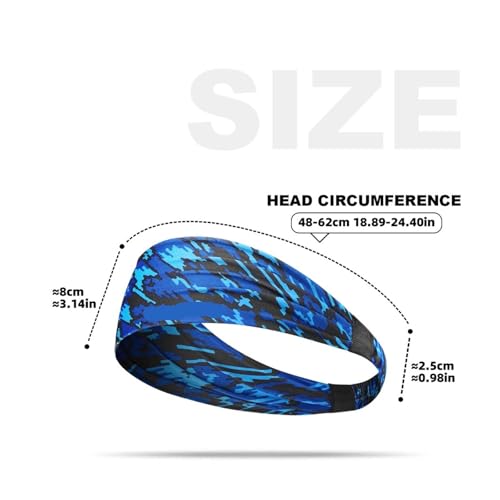Diadema deportiva elástica Style 5 unissex para gimnasio y fitness 6