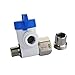 John Guest ASVPP6LF Angle Stop Adapter Valve, 1/2" x 3/8" x 3/8" OD
