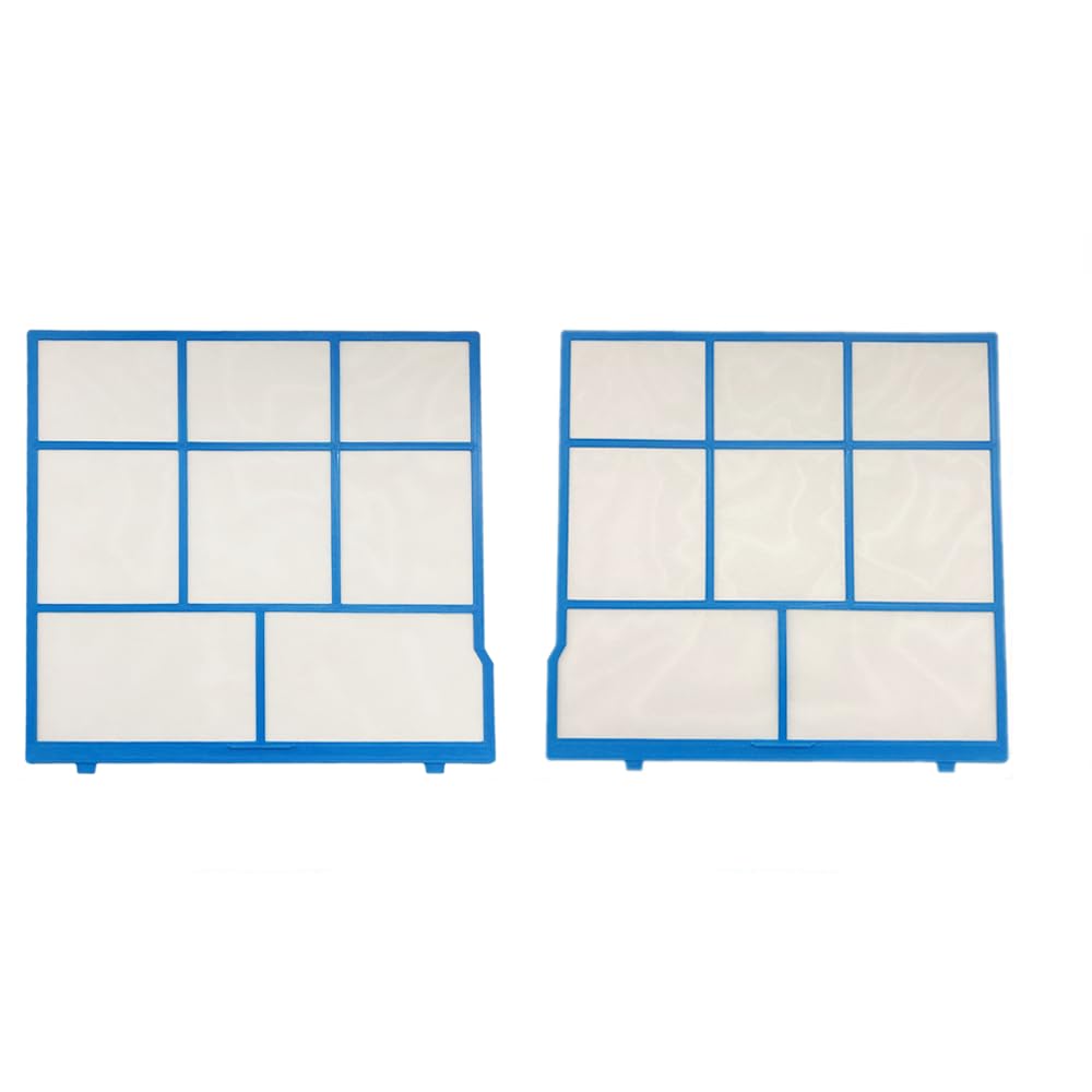 Filtre de climatiseur à haute efficacité – Plastique durable, maille fine, compatible avec les modèles 32 x 32 cm et 34 x 32 cm – Réduction efficace de la poussière et des allergènes