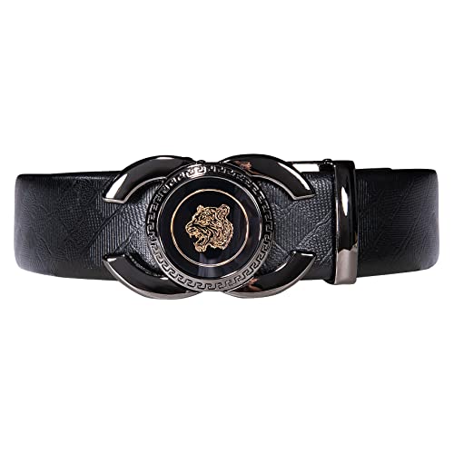 Dubulle-Designer-Ratchet-Belt-for-Men-Leather-Fashion-Adjustable-Automatic-Buckle-Sliding-Removable-Dress-Casual