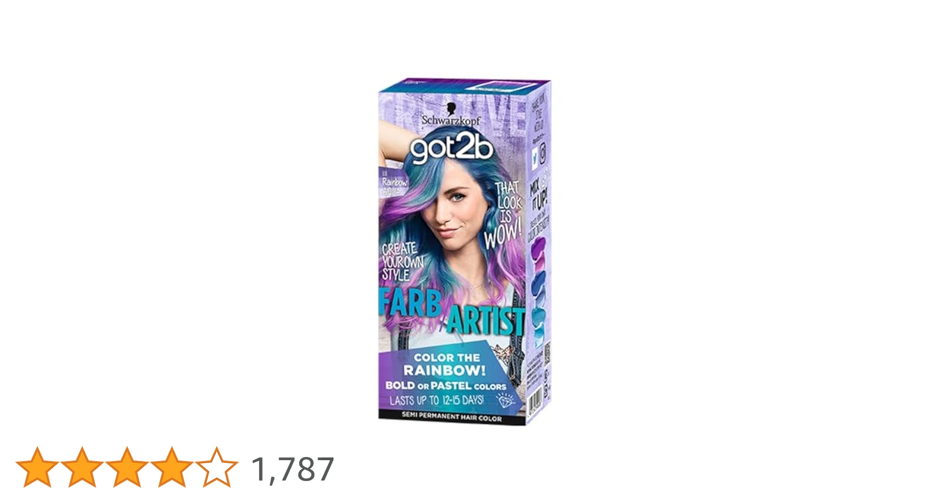 Amazon | got2b ゴットゥービーカラークリーム レインボーアクア