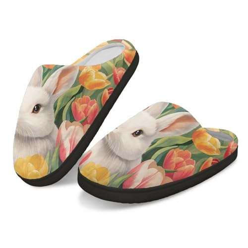 Veniyate House Slippers for Women Size 5.5-12 Anti-slip Winter Warm Sandals3