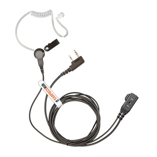 Auricular tubo acústico para intercomunicación manos libres en seguridad