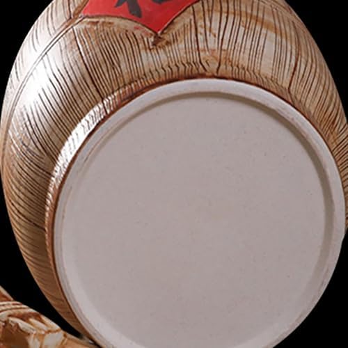 Airtight Ceramic Rice Container - Large Porcelain Food Storage Jar for Rice, Grains, Flour & Oats - Kitchen Organization & Pantry Essentials