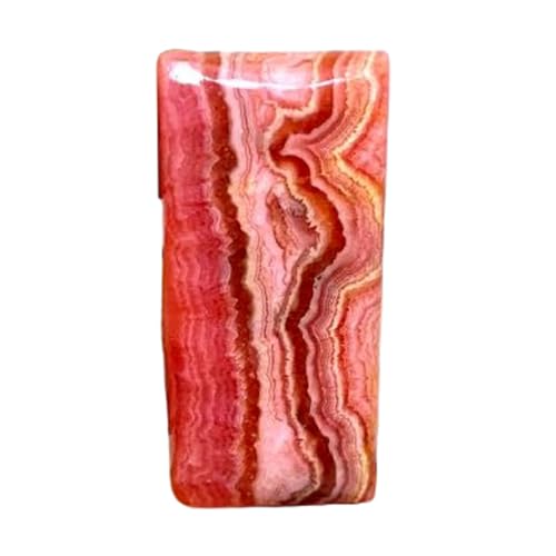 Rhodochrosite naturelle cabochon rectangulaire idéal pour créer un bijou personnalisé
