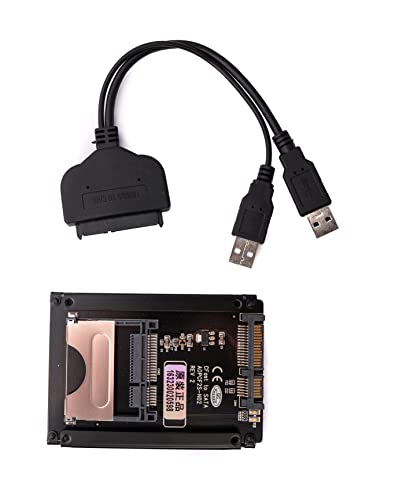 Adaptateur CFast 2.5 vers SATA 22 broches convertisseur double USB SSD