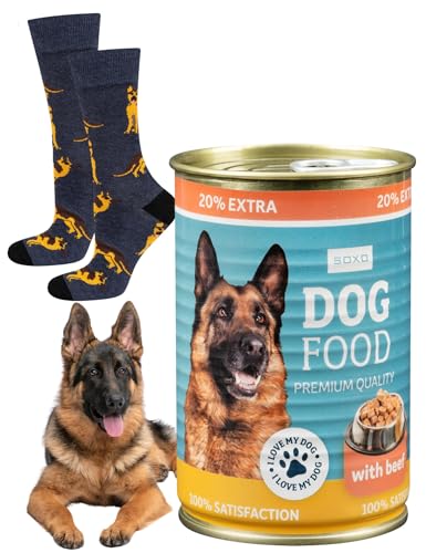 Zampette di Eleganza - Questo pacco regalo nasconde calzini fantastici, non crocchette! Perfetto per ogni occasione.