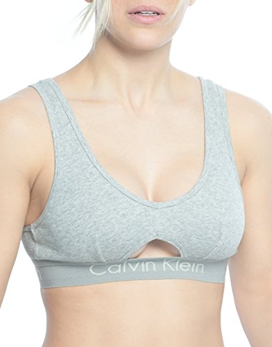 Calvin Klein Women's Body Unlined Bralette, Grey Heather, M