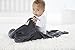 günaPOD Baby Sack Unisex Cozy Fleece Sleep Bag with Diaper-Zipper, Charcoal Grey, 3-9 Months