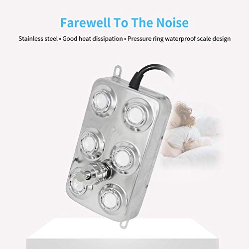InLoveArts Mist Maker Fogger 6 Head Ultrasonic Air Humidifier 220V with Transformer for Garden, Pond, Stage Effects, Food Preservation