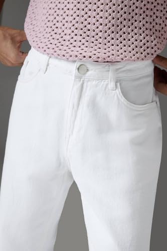 Image of Men's High Rise Denim Jeans Durable Denim Fabric