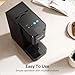 Tastyle Single Serve Coffee Maker for K Cup, Ground and Tea Leaves, Hot and Iced Coffee Machines with Bold Setting, 6 to 16 Oz Brew Sizes, Compact for Small Spaces, Black (2.0 Version)