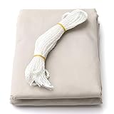 XFLOFE Zon zeilschaduw, waterdichte luifel, tuinhuis 160 g / m2 polyester stofdicht en winddicht Perfect voor openlucht terras tuin tuin achtertuin (Color : Kahki, Size : 2x2m/6.56x6.56ft)